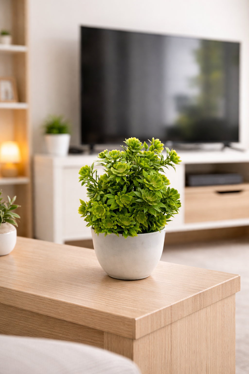 Artificial Succulent Real Touch Ball Cactus Flower Foliage Plant Decor